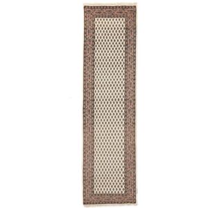 Noue a la main. Origine: India 73X270 Tapis Mir Indo Tapis D'orient Tapis De Couloir Marron/Beige (Laine, Inde)