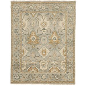 Noue a la main. Origine: India Tapis Usak Indo Tapis 240X307 Jaune Fonce/Marron (Laine, Inde)