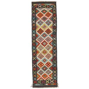 Noué à la main. Origine: Afghanistan 57X196 Petit Kilim Afghan Old Style Tapis Laine,