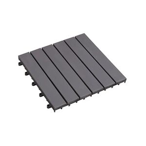 VIDAXL Carreaux de terrasse 10pcs Délavage gris 30x30 cm Acacia solide - Publicité