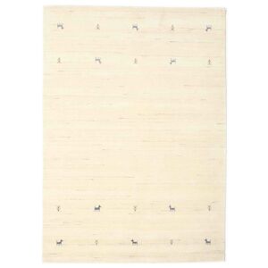 RugVista Gabbeh loom Two Lines Tapis - Blanc ecru 160x230