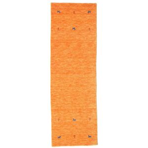 RugVista Gabbeh loom Two Lines Tapis - Orange 80x250