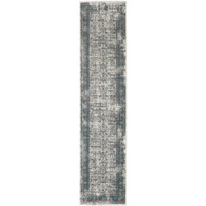 RugVista Vintage Vitra Tapis - Petrole foncé 80x350