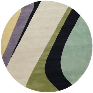 RugVista Dynamic Handtufted Tapis - Vert menthe Ø 200