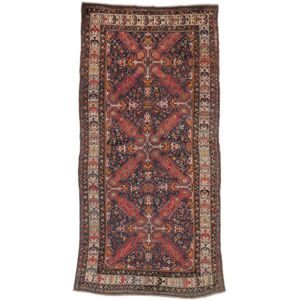 Noué à la main. Origine: Azerbaijan / Russia Antique Seikur ca. 1900 Tapis 205x410