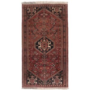 Noué à la main. Origine: Persia / Iran Ghashghaï Tapis 85x147