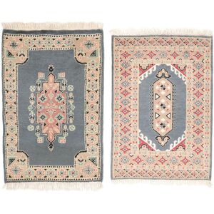 Noue a la main. Origine: Pakistan Pakistan Boukhara 2ply Tapis colis de 2 64x97