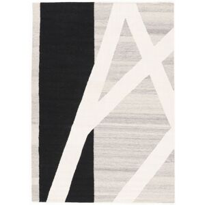 RugVista Construction Tapis - Blanc naturel / Noir 250x350