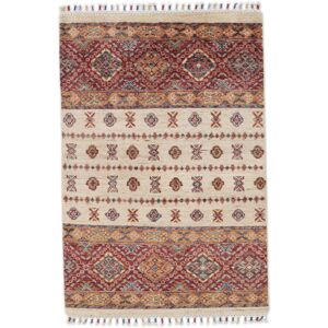 Noué à la main. Origine: Afghanistan Shabargan Tapis 82x122