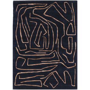 RugVista Traces Tapis - Bleu / Marron 160x230