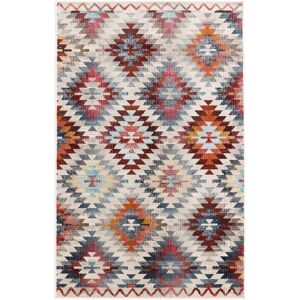 RugVista Kerala Tapis - Rouge / Multicolore 100x160