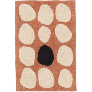 RugVista Thalassa tapis de bain - Terra / Blanc naturel 60x90