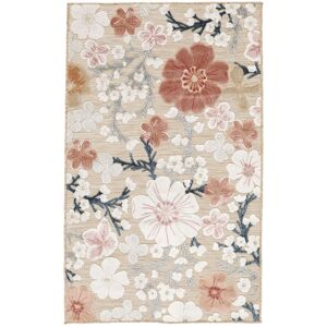 RugVista Cherri Tapis - Beige / Rose 100x160