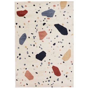 RugVista Beverly Tapis - Beige crème / Bleu 100x160