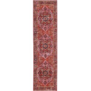 RugVista Georgia Oriental Tapis - Rouge / Rose 80x300