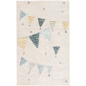 RugVista Celebration Tapis - Beige / Bleu 100x160