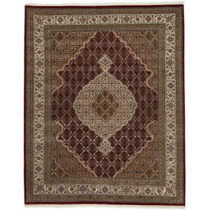 Noue a la main. Origine: India Tabriz Indi Tapis 204x251