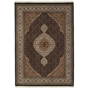 Noue a la main. Origine: India Tabriz Indi Tapis 144x203