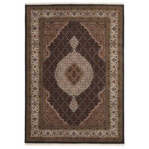 Noue a la main. Origine: India Tabriz Indi Tapis 173x243