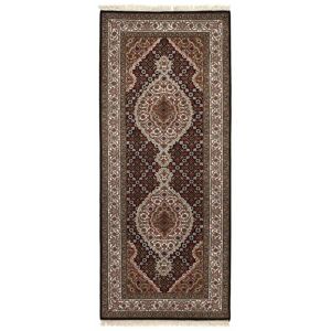 Noue a la main. Origine: India Tabriz Indi Tapis 85x200