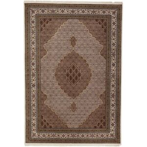 Noue a la main. Origine: India Tabriz Indi Tapis 244x355