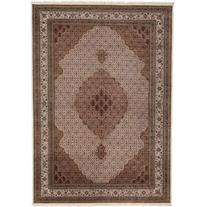 Noue a la main. Origine: India Tabriz Indi Tapis 247x354