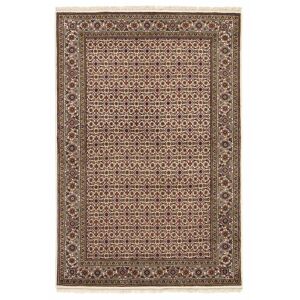 Noue a la main. Origine: India Tabriz Indi Tapis 137x204