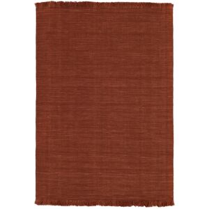 RugVista Zandra Kilim Tapis - Rouge rouille 140x200