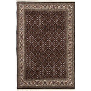 Noue a la main. Origine: India Tabriz Indi Tapis 135x199