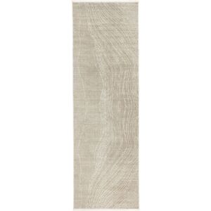 RugVista River Tapis - Greige / Blanc naturel 100x300