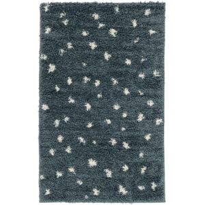 RugVista Polly Tapis - Petrole / Blanc écru 100x160