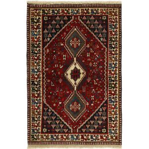 Noué à la main. Origine: Persia / Iran Yalameh Tapis 102x153