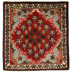 Noué à la main. Origine: Persia / Iran Ghashghaï Tapis 53x55