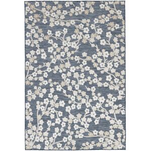 RugVista Blossom Tapis - Bleu 140x200