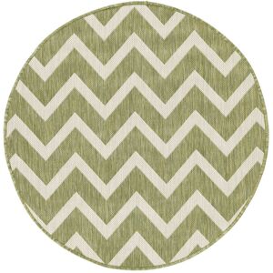 RugVista Capri Tapis - Vert olive Ø 100