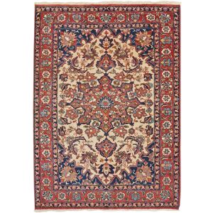 Noué à la main. Origine: Persia / Iran Ispahan soie chaîne Tapis 103x145 - Publicité