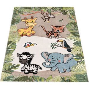 Paco Home Tapis enfant Dia 644 beige 80x150 cm