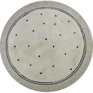 Tapis Petit Tapis enfant rond Anna dots cream Ø 110 cm