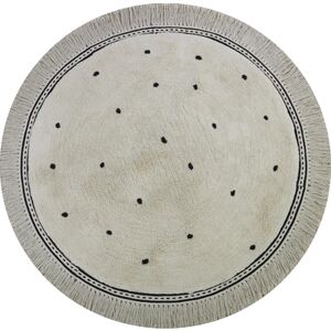 Tapis Petit Tapis enfant rond Anna dots cream Ø 110 cm 110 cm