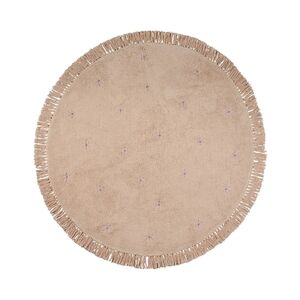 Tapis Petit Tapis enfant rond Nora flower pink Ø 130 cm 120x120 cm