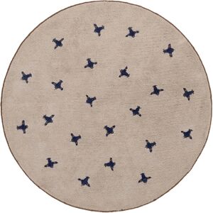 Tapis Petit Tapis enfant rond Jort cream blue Ø130 cm 130 cm