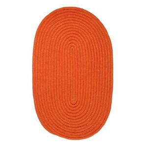 The Deco Factory TAM TAM - Tapis Ovale en coton réversible effet cordage 50 x 80 cm Orange - Publicité