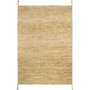 Nattiot Tapis Coton Lhena Jaune Brun par Nattiot - 140 x 200 cm - Tapis enfant