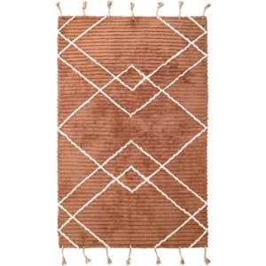 Nattiot Tapis Coton Lässa Toffee par Nattiot - 135 x 190 cm - Tapis enfant