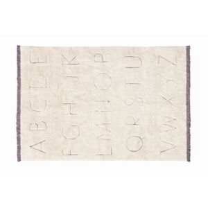 Lorena Canals Tapis Coton Lavable ABC par Lorena Canals - 140 x 200 cm - Tapis enfant