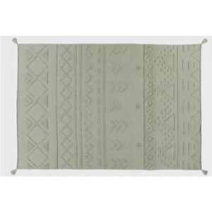 Lorena Canals Tapis Coton Tribu Olive par Lorena Canals - 200 x 300 cm - Tapis enfant