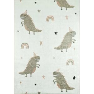 Nazar Rugs Tapis Enfant Dinosaures Happy Vert par Nazar Rugs - 120 x 160 cm - Tapis enfant