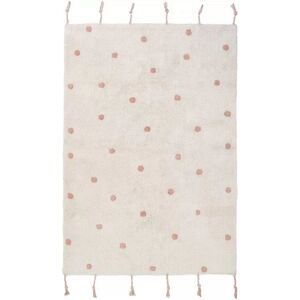 Nattiot Tapis Coton Nümi Rose Nude par Nattiot - 100 x 150 cm - Tapis enfant