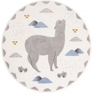 Nattiot Tapis Enfant Andino Rond By Mon Petit Art par Nattiot - 135 cm - Tapis enfant