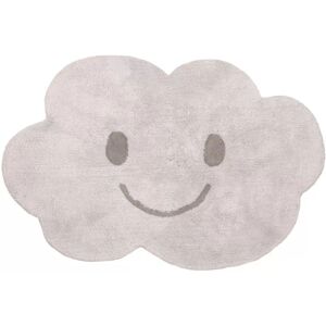 Nattiot Tapis Coton Nuage Gris Nimbus par Nattiot - 75 x 115 cm - Tapis enfant